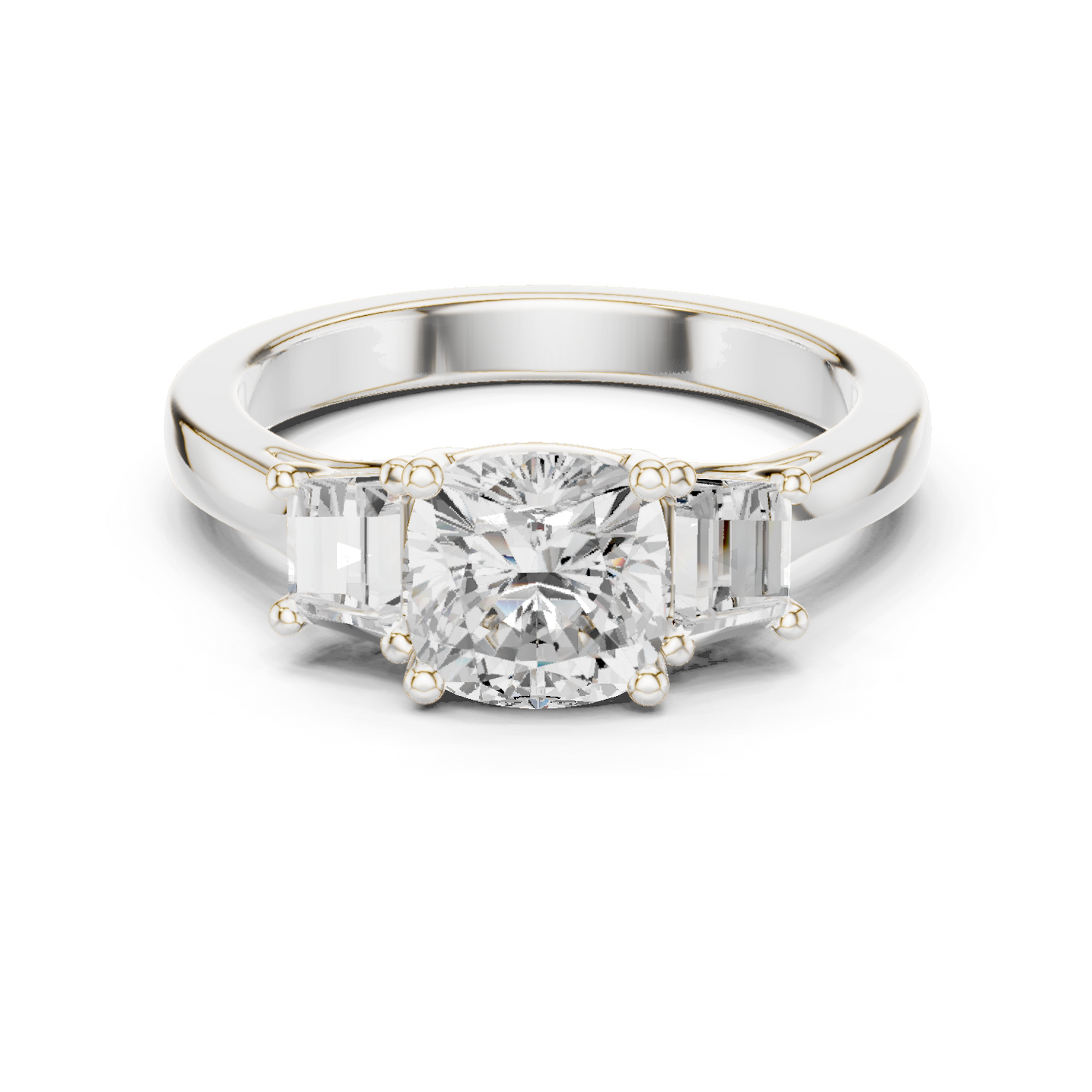 Mixed Shape Lab Grown Diamond Halo Ring