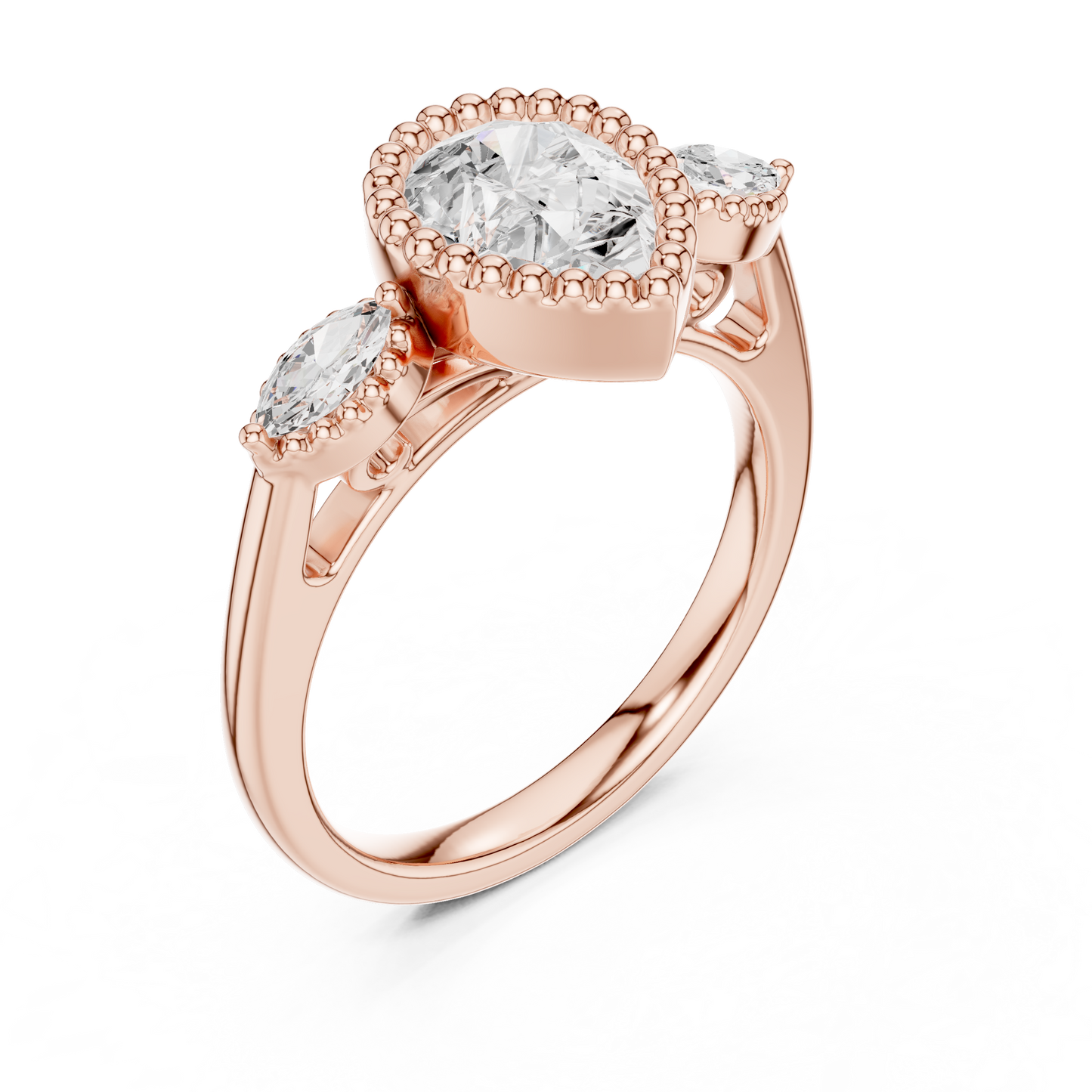 Oval Halo Lab Grown Diamond Ring