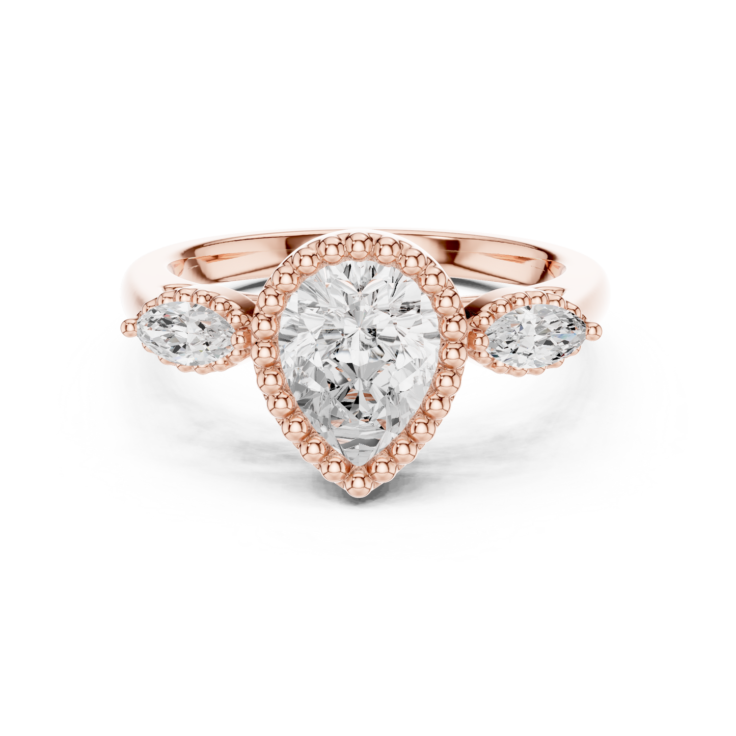 Oval Halo Lab Grown Diamond Ring