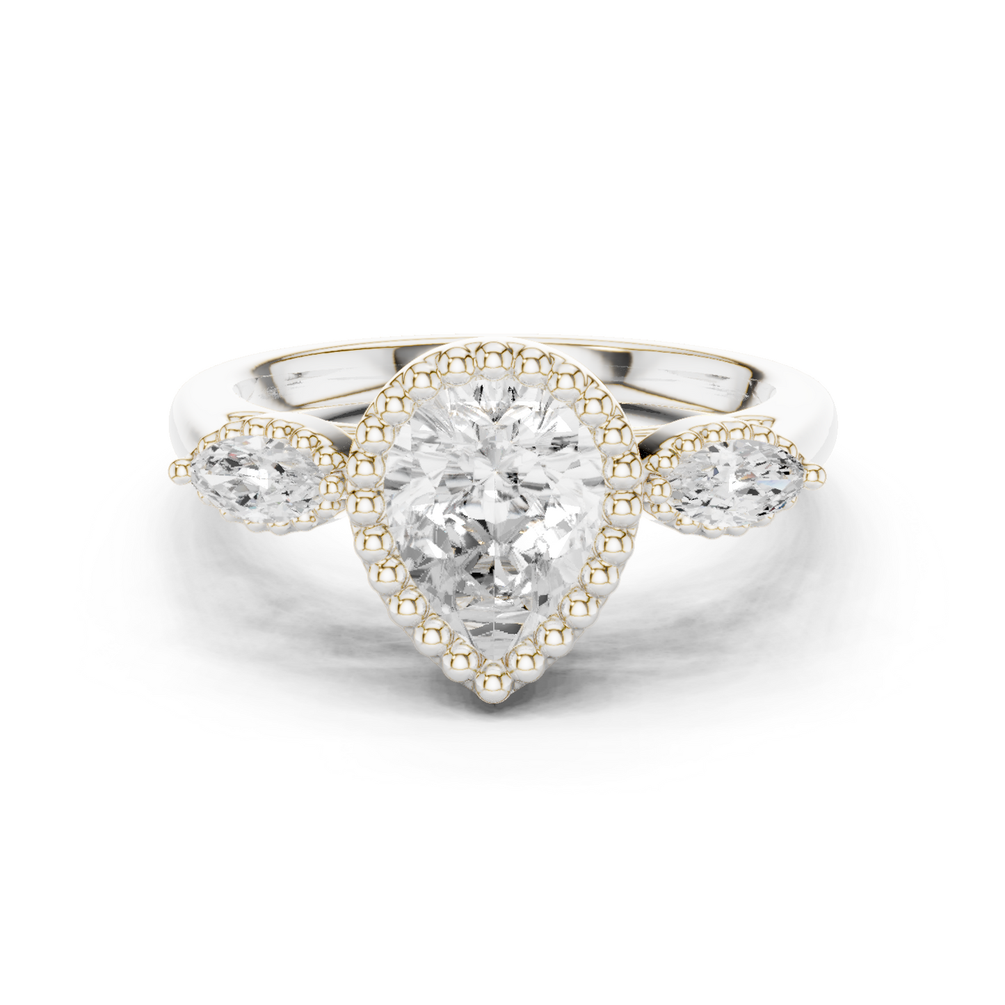 Oval Halo Lab Grown Diamond Ring