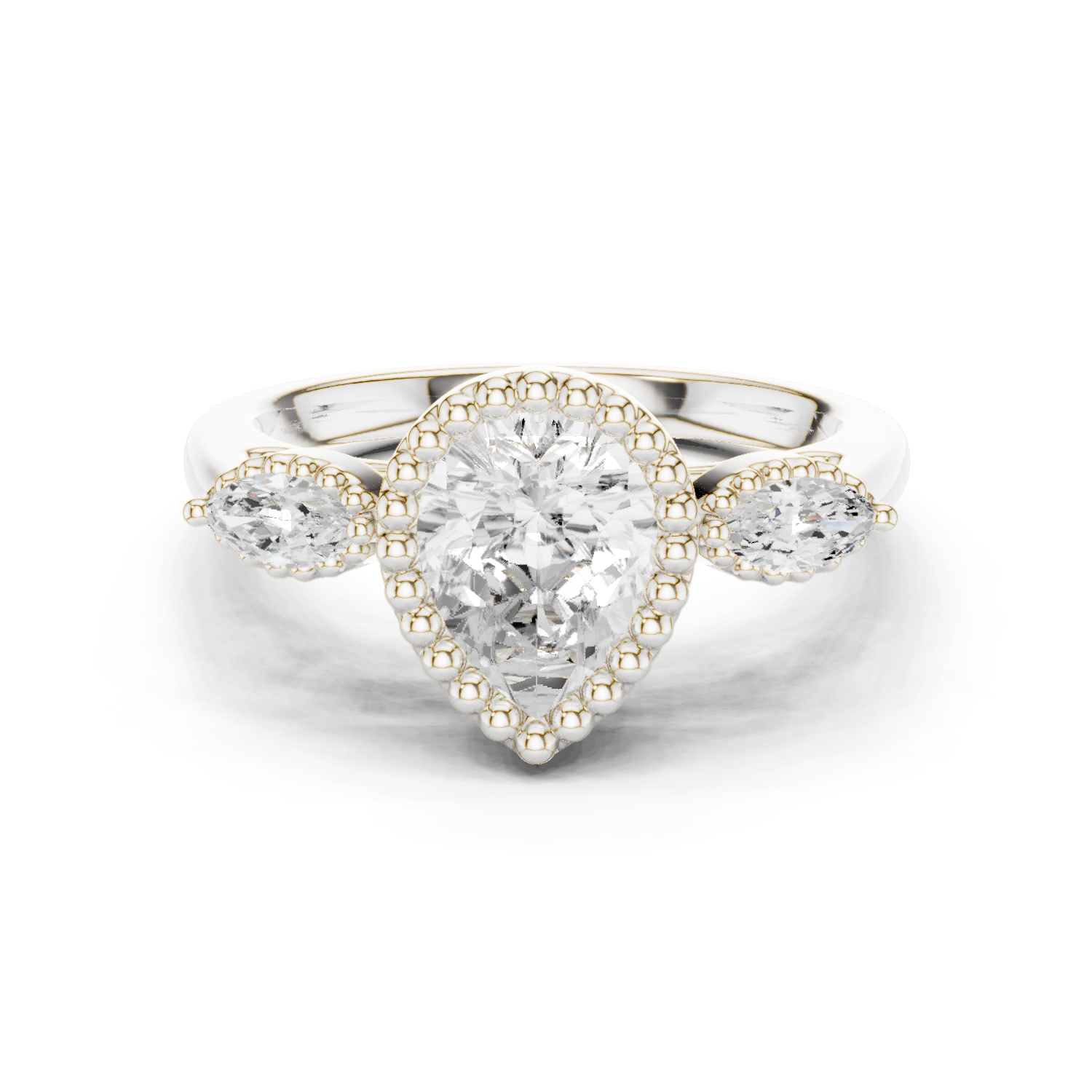 Oval Halo Lab Grown Diamond Ring