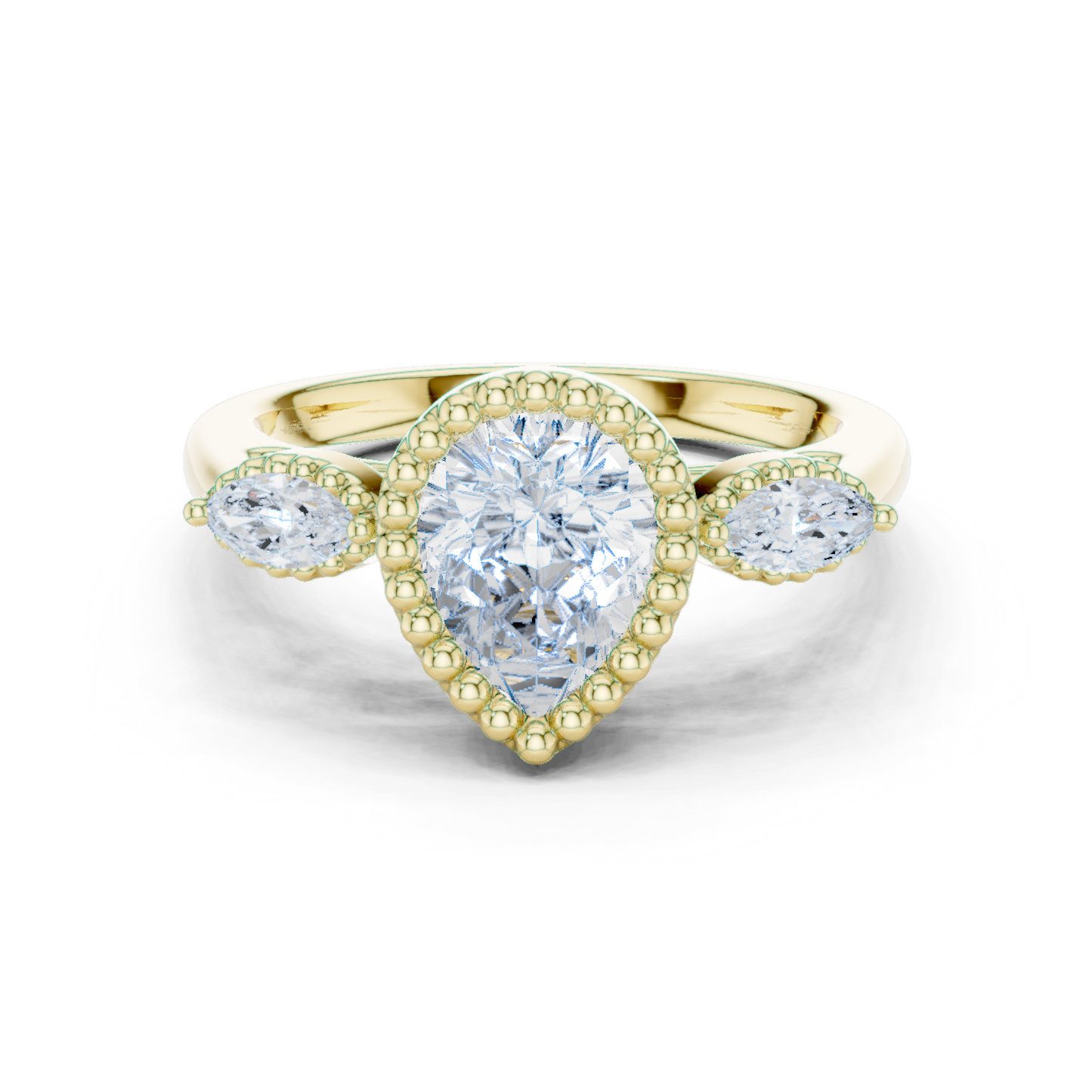 Oval Halo Lab Grown Diamond Ring