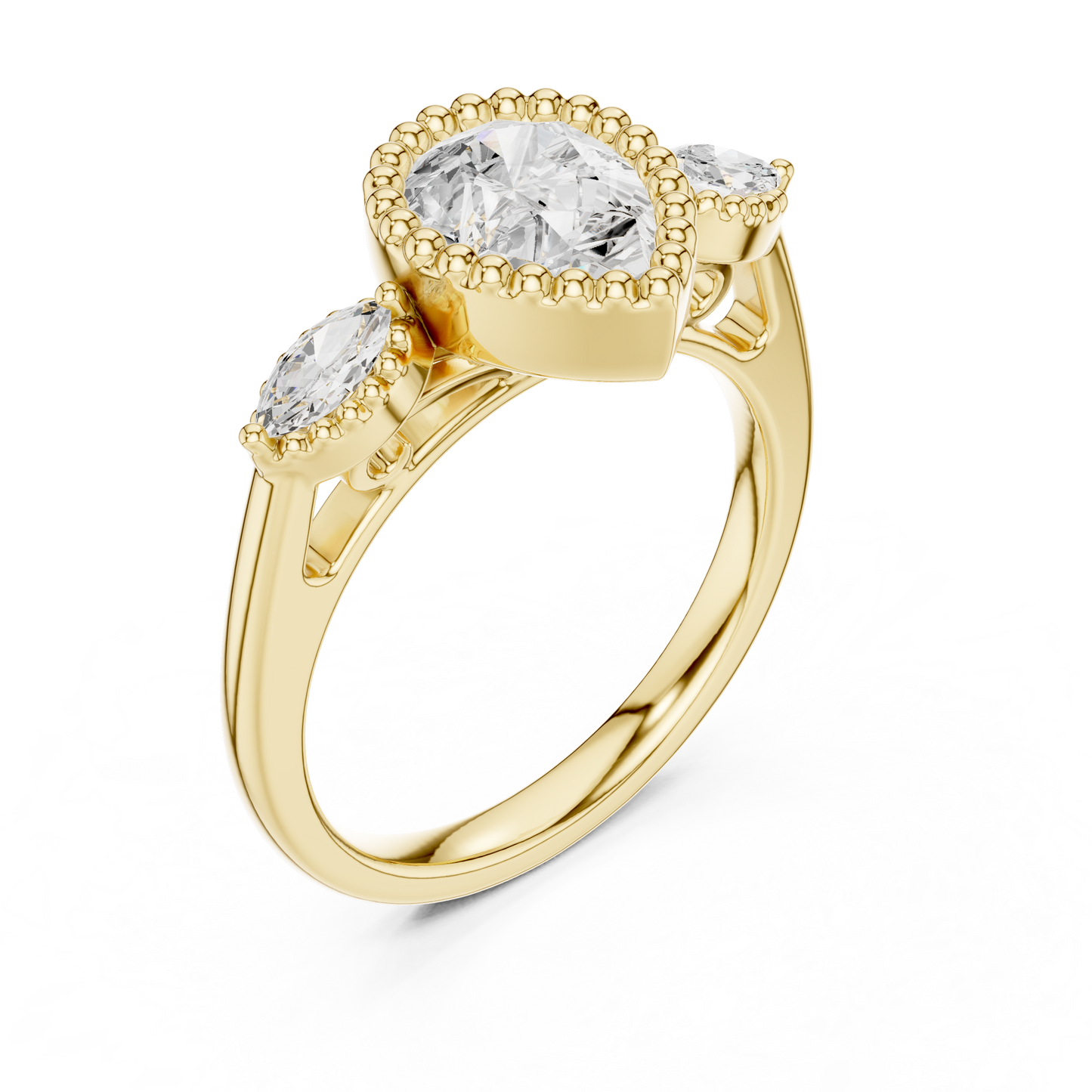 Oval Halo Lab Grown Diamond Ring