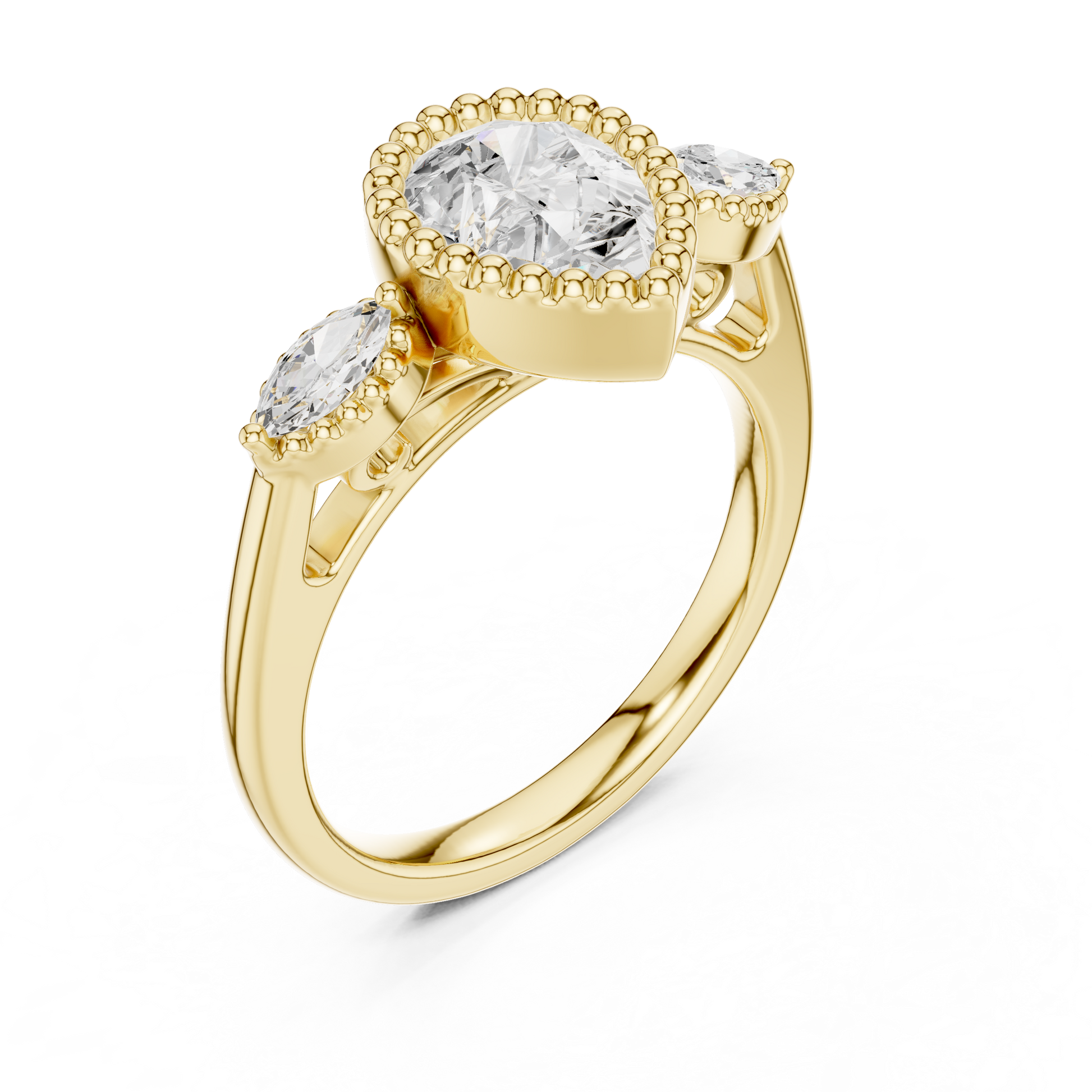 Oval Halo Lab Grown Diamond Ring