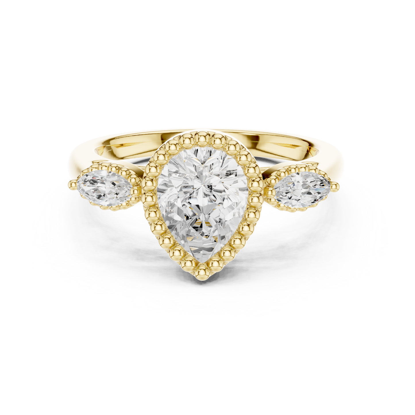 Oval Halo Lab Grown Diamond Ring
