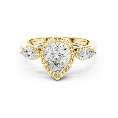 Oval Halo Lab Grown Diamond Ring