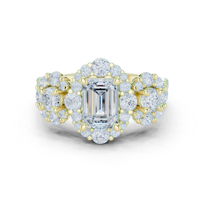 Round Halo Lab Grown Diamond Ring