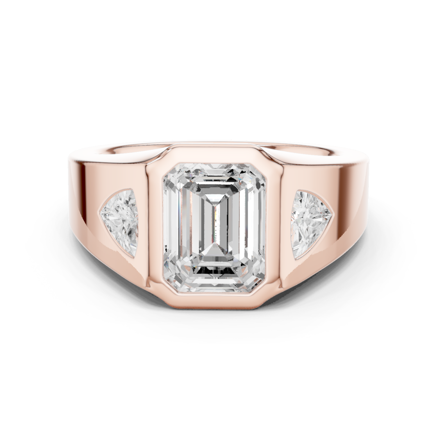 Cushion Bezel Lab Grown Diamond Ring