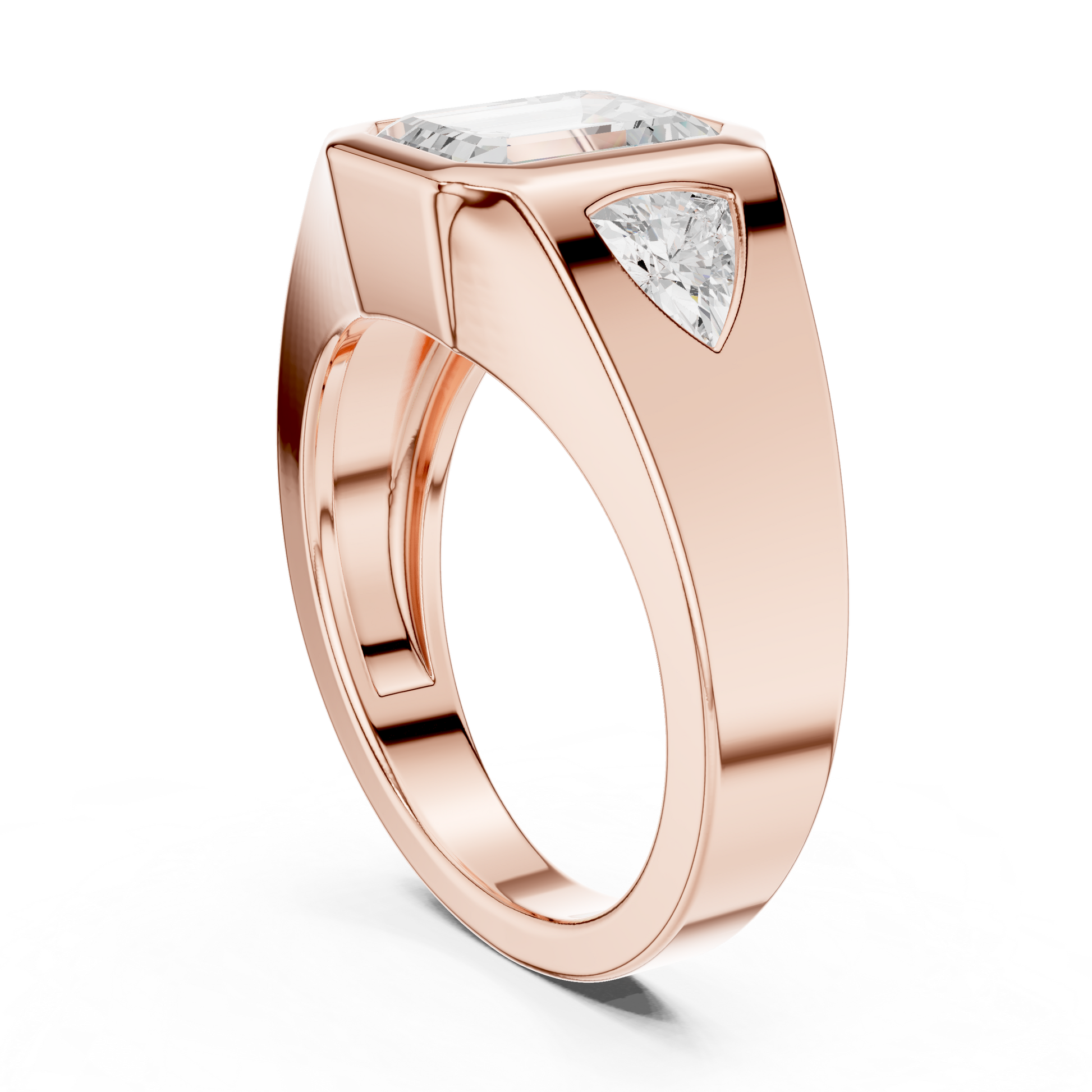 Cushion Bezel Lab Grown Diamond Ring