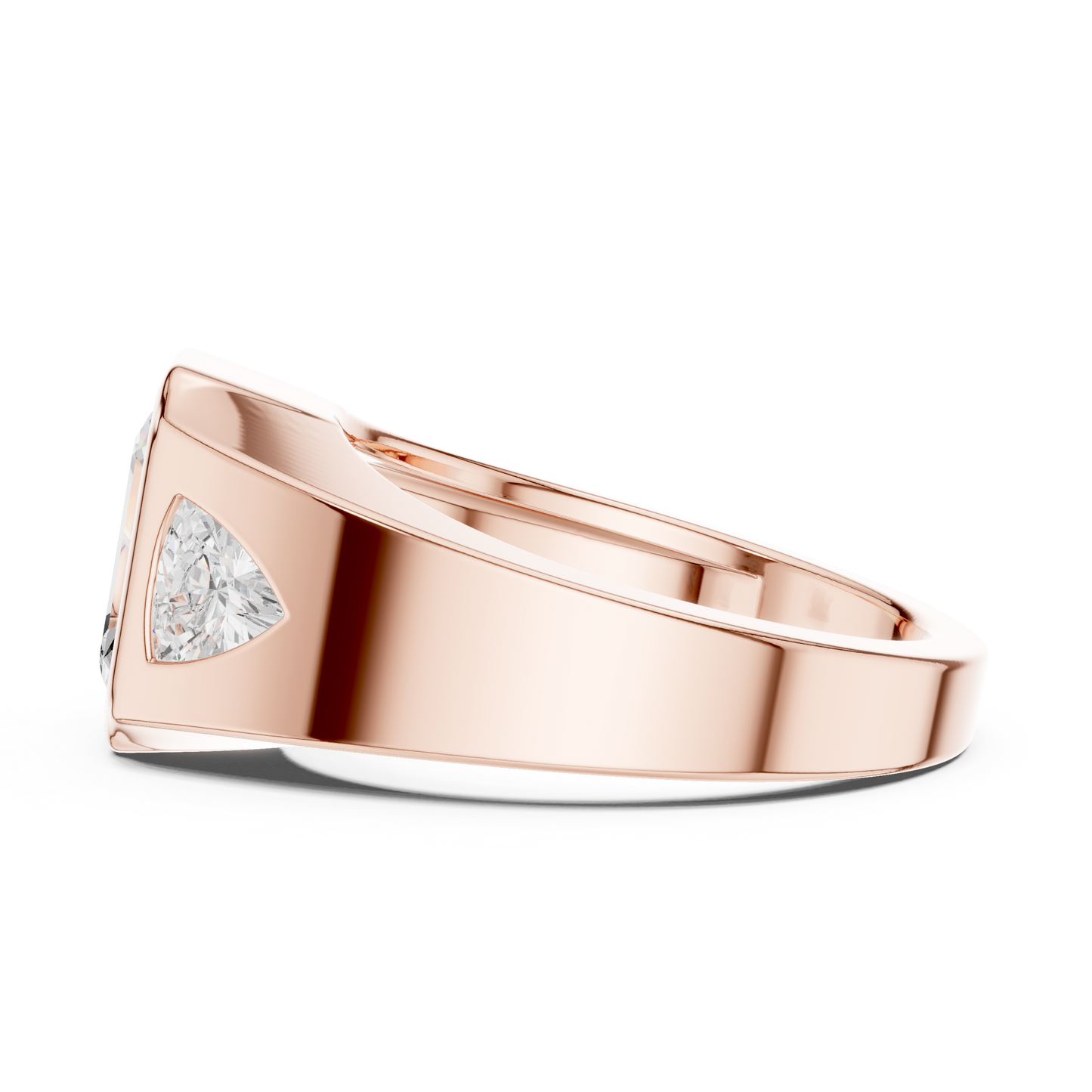 Cushion Bezel Lab Grown Diamond Ring