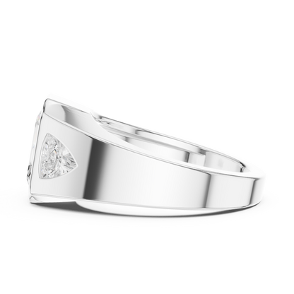 Cushion Bezel Lab Grown Diamond Ring