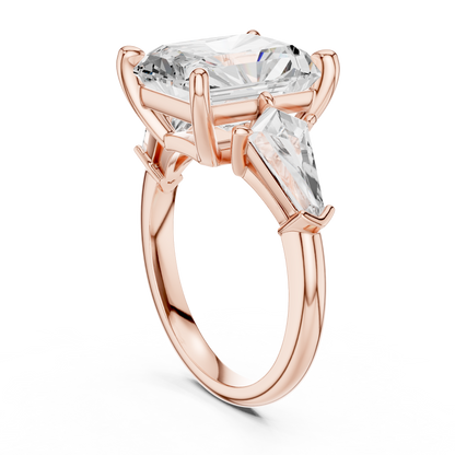 Mixed Shape Lab Grown Diamond Three Stone Ring