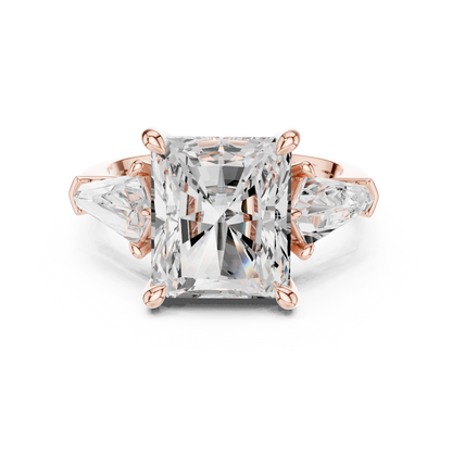 Mixed Shape Lab Grown Diamond Three Stone Ring