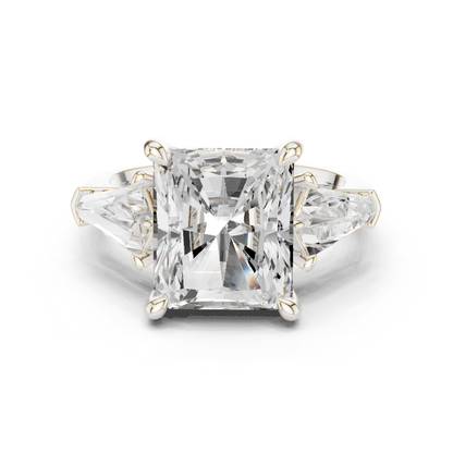 Mixed Shape Lab Grown Diamond Three Stone Ring
