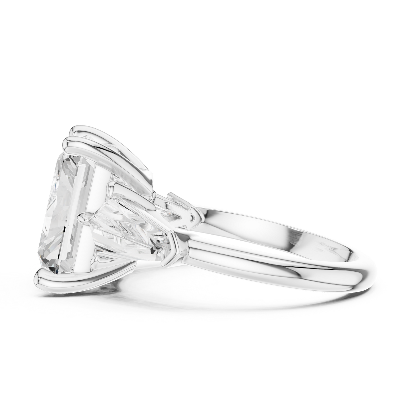 Mixed Shape Lab Grown Diamond Three Stone Ring