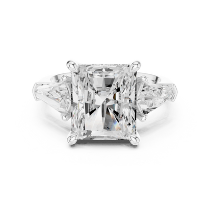 Mixed Shape Lab Grown Diamond Three Stone Ring