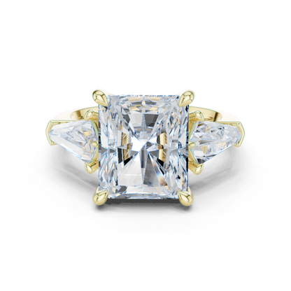 Mixed Shape Lab Grown Diamond Three Stone Ring