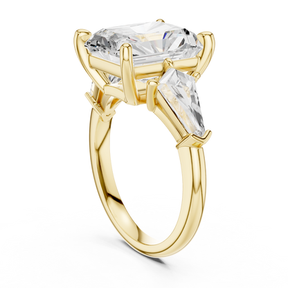 Mixed Shape Lab Grown Diamond Three Stone Ring