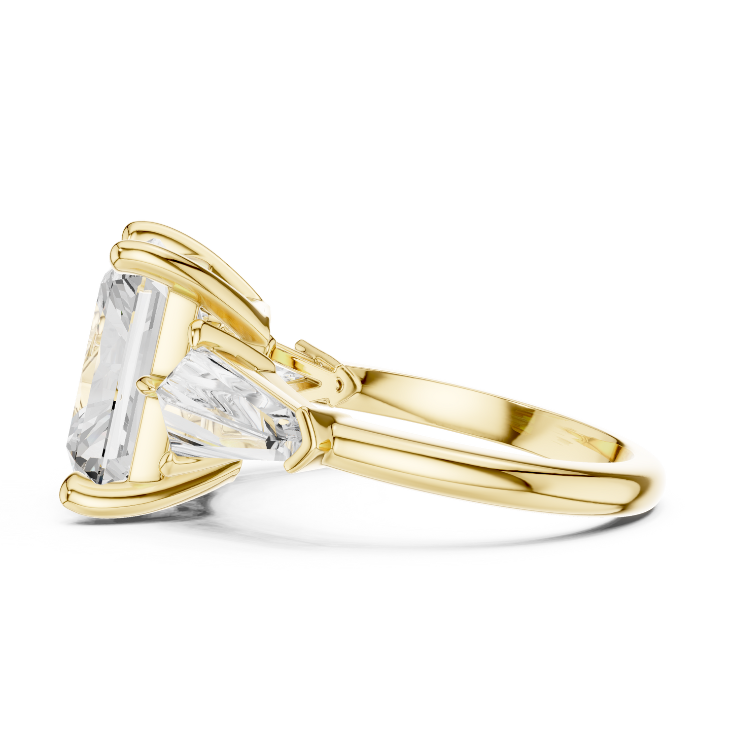 Mixed Shape Lab Grown Diamond Three Stone Ring