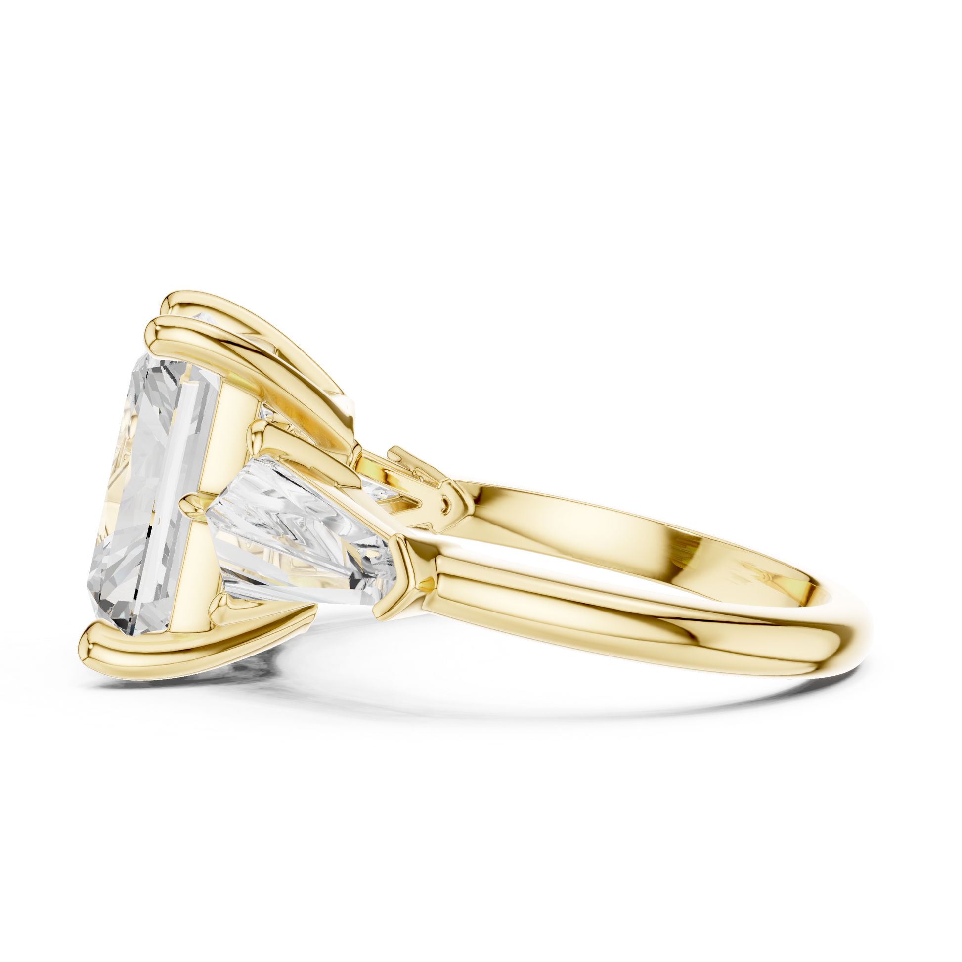 Mixed Shape Lab Grown Diamond Three Stone Ring