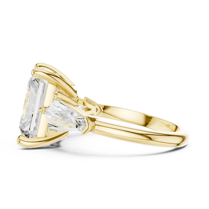 Mixed Shape Lab Grown Diamond Three Stone Ring
