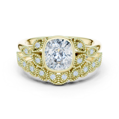 Mixed Shape Lab Grown Diamond Halo Ring