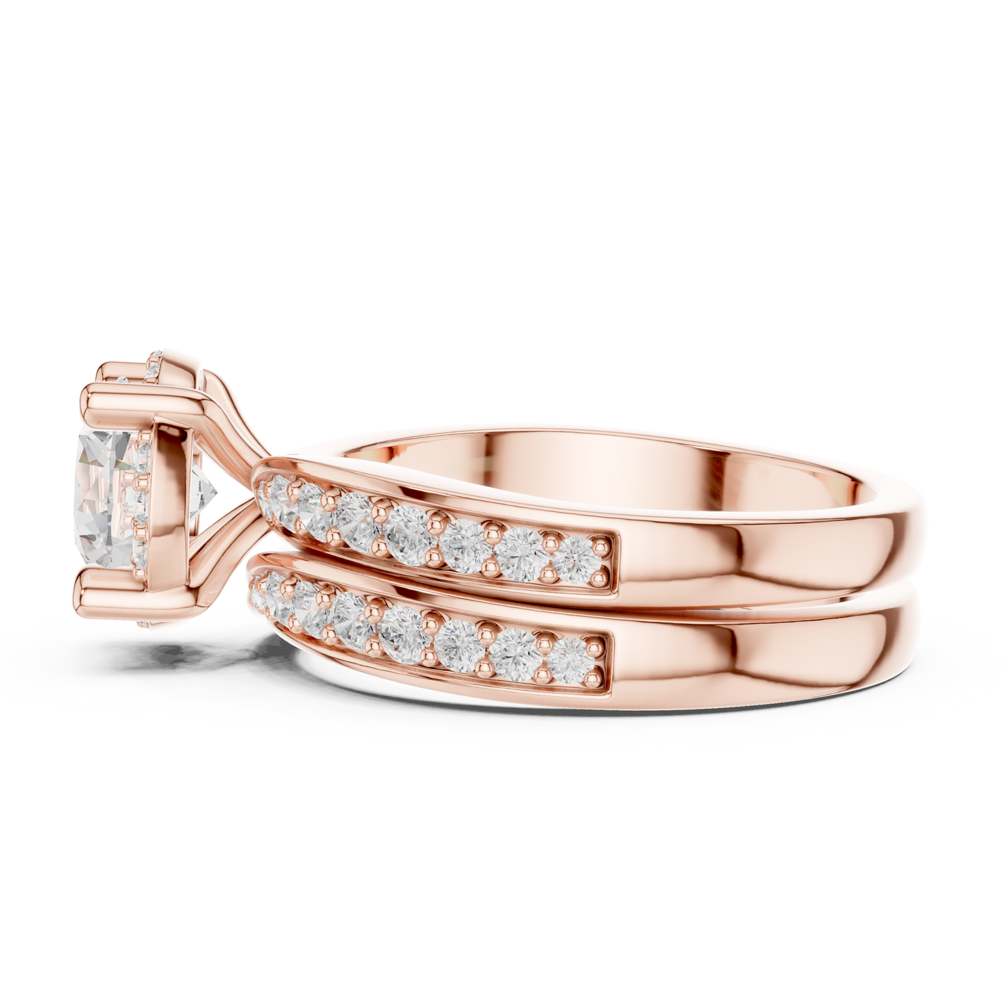 Round Halo Lab Grown Diamond Ring