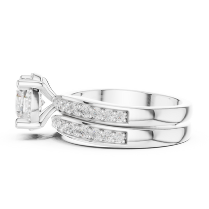 Round Halo Lab Grown Diamond Ring