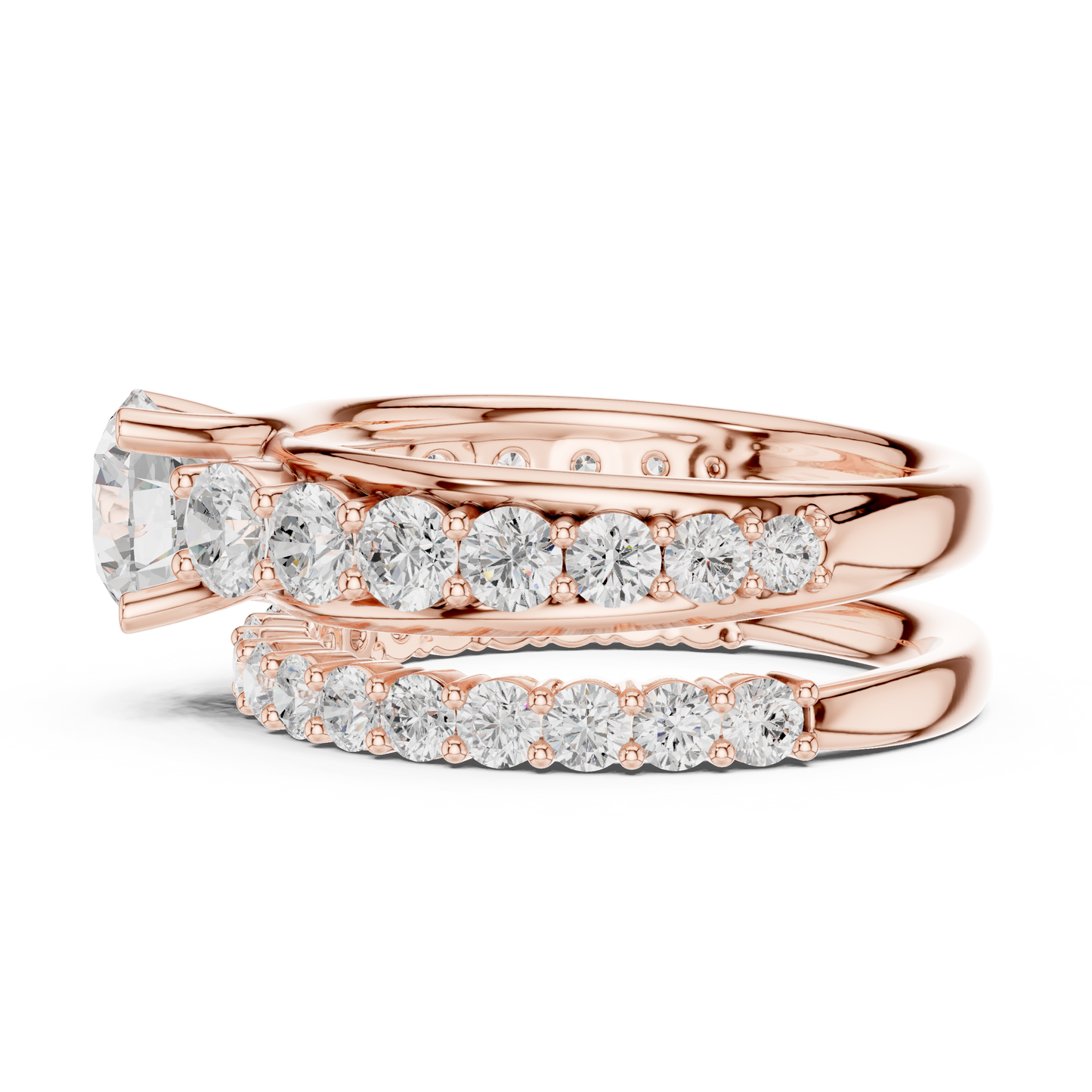 Mixed Shape Lab Grown Diamond Halo Ring