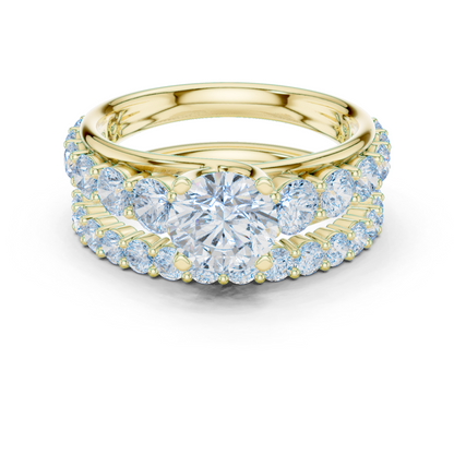 Mixed Shape Lab Grown Diamond Halo Ring