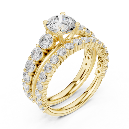 Mixed Shape Lab Grown Diamond Halo Ring