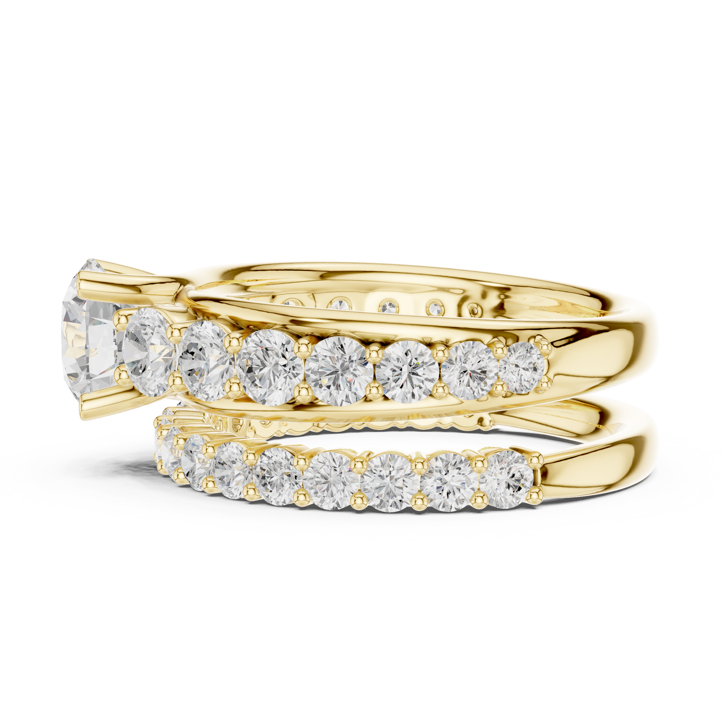 Mixed Shape Lab Grown Diamond Halo Ring