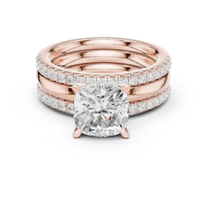 Round Halo Lab Grown Diamond Ring
