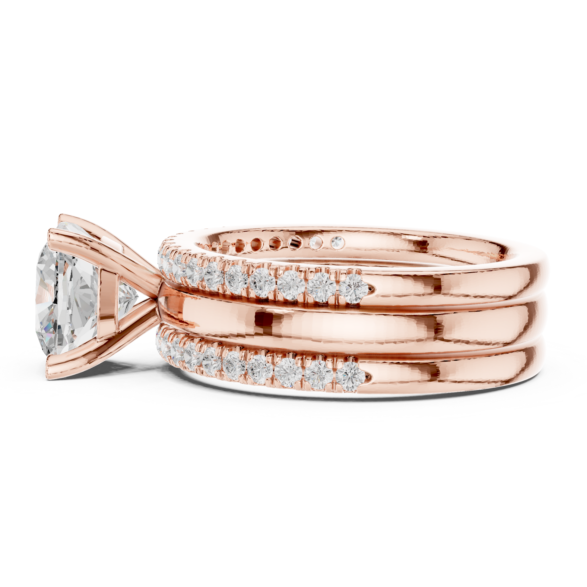 Round Halo Lab Grown Diamond Ring