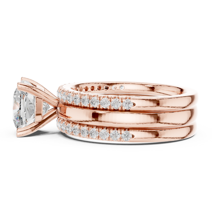 Round Halo Lab Grown Diamond Ring
