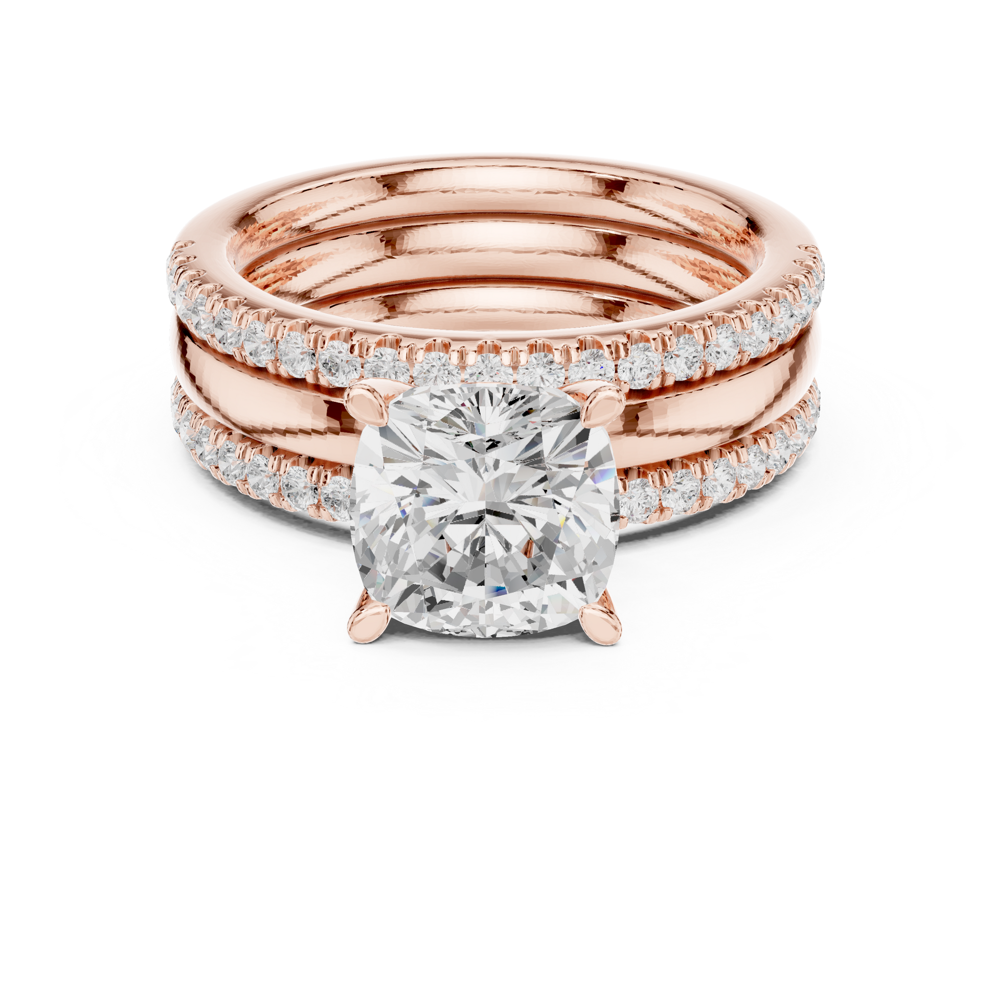 Round Halo Lab Grown Diamond Ring
