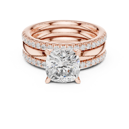 Round Halo Lab Grown Diamond Ring