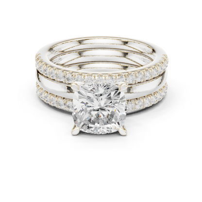Round Halo Lab Grown Diamond Ring