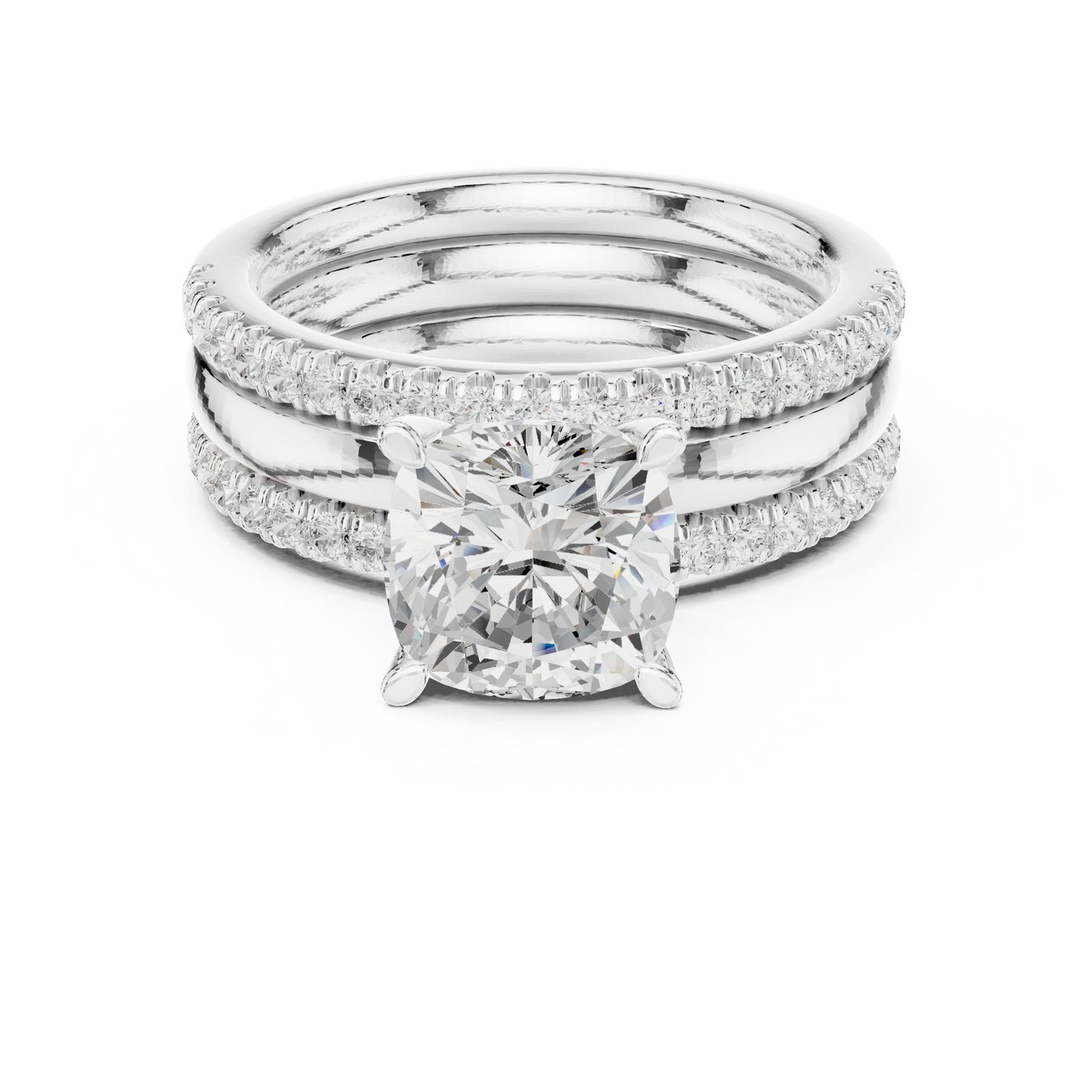 Round Halo Lab Grown Diamond Ring