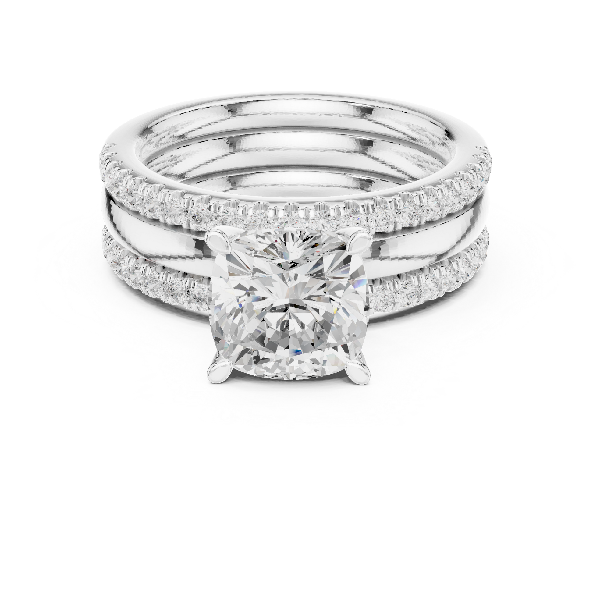Round Halo Lab Grown Diamond Ring