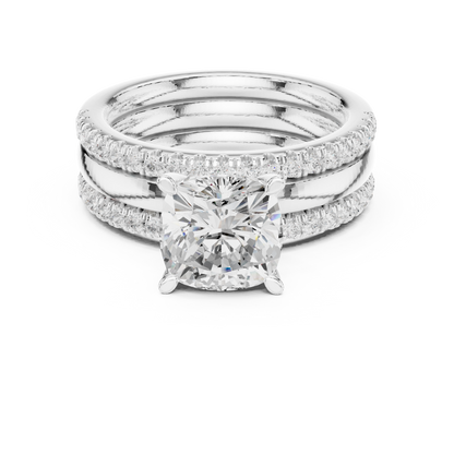 Round Halo Lab Grown Diamond Ring