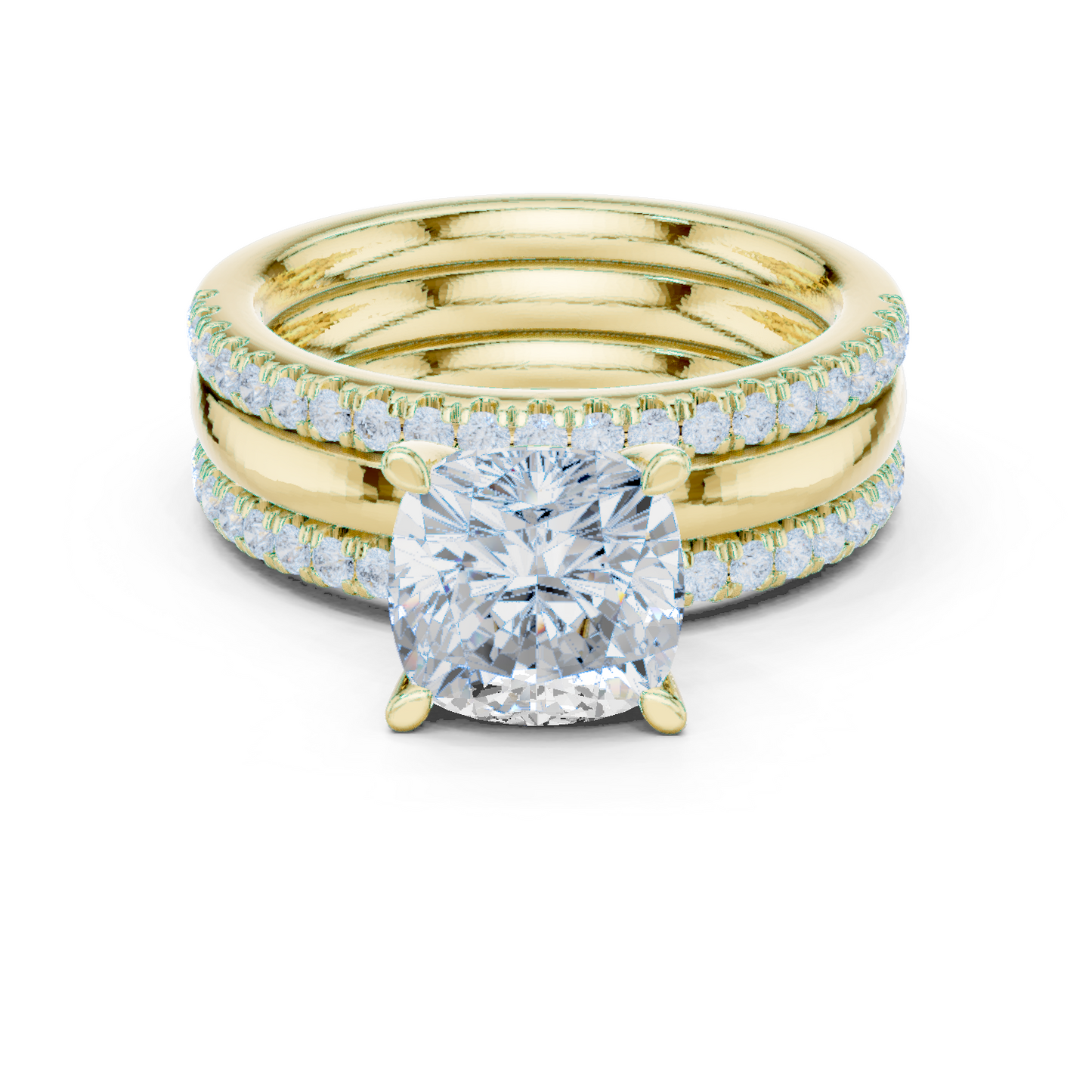 Round Halo Lab Grown Diamond Ring