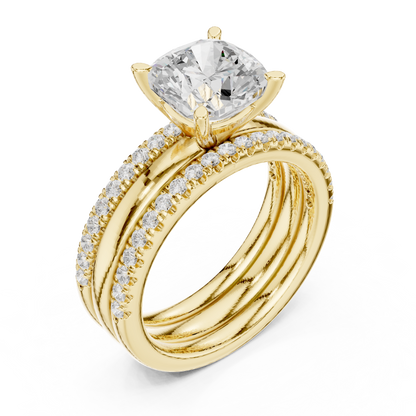 Round Halo Lab Grown Diamond Ring