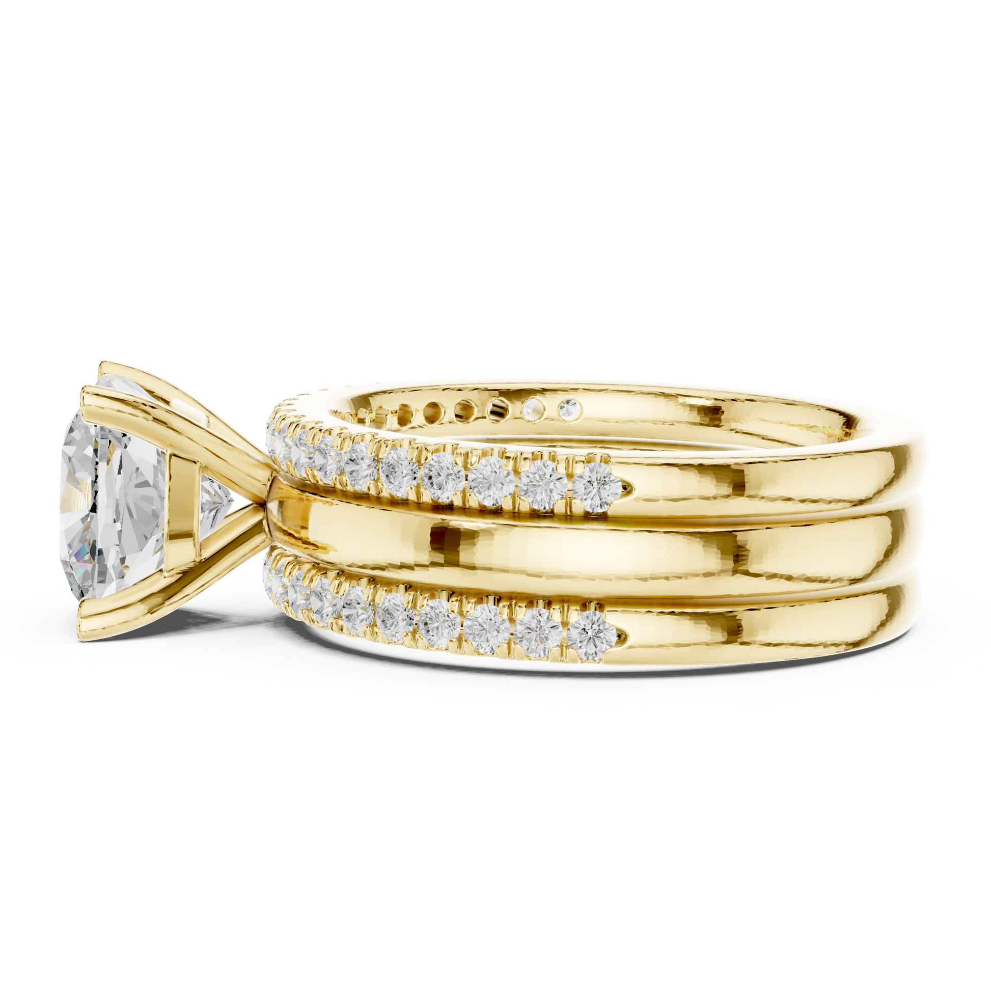 Round Halo Lab Grown Diamond Ring