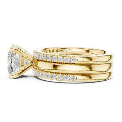 Round Halo Lab Grown Diamond Ring