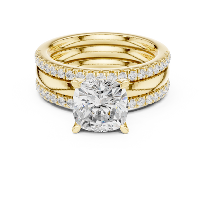 Round Halo Lab Grown Diamond Ring