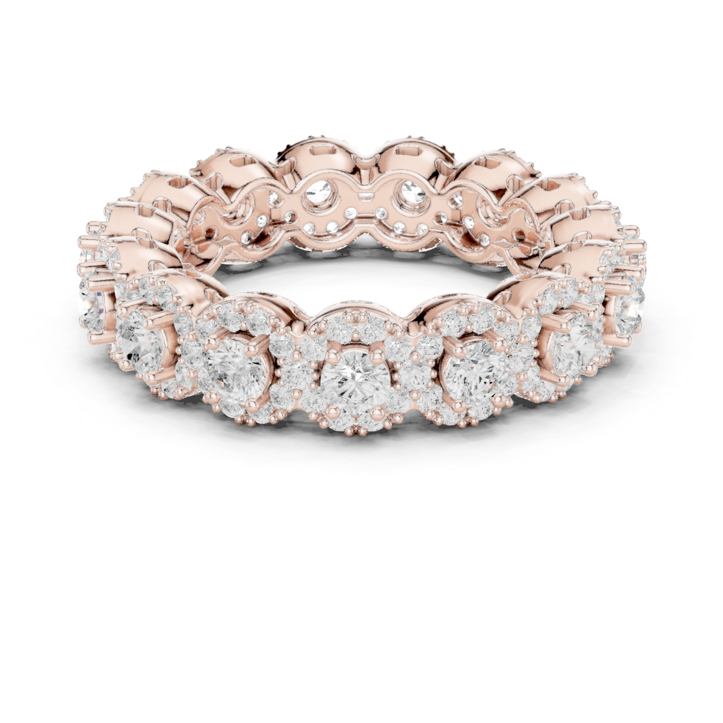 Mixed Shape Lab Grown Diamond Eternity Ring