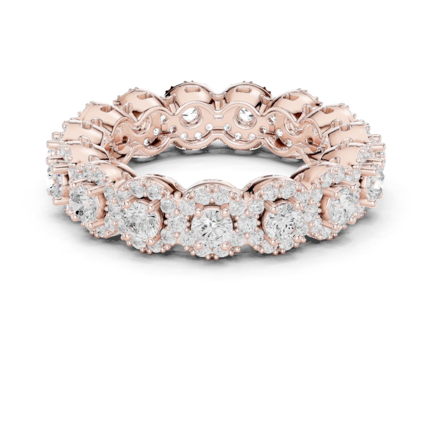 Mixed Shape Lab Grown Diamond Eternity Ring