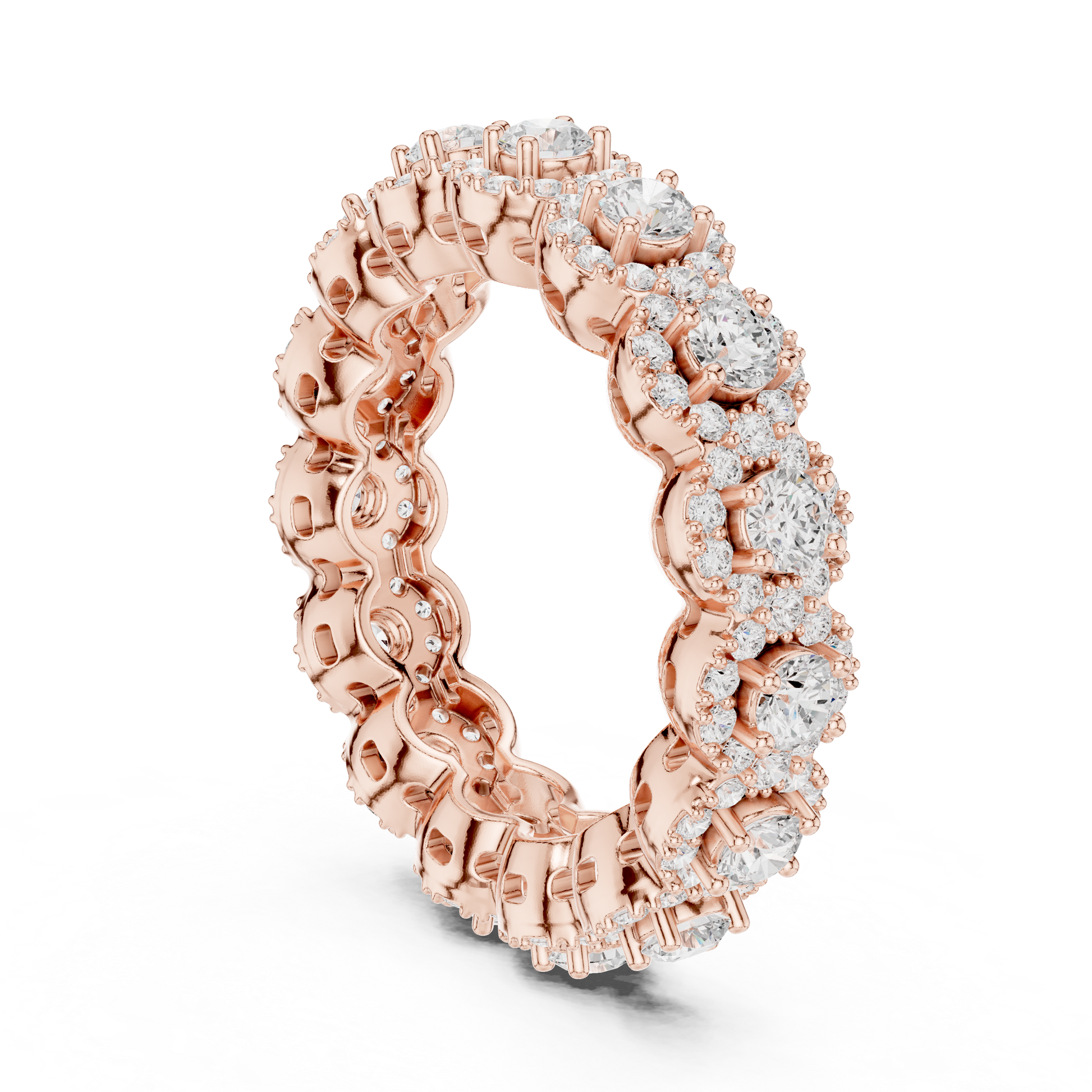 Mixed Shape Lab Grown Diamond Eternity Ring