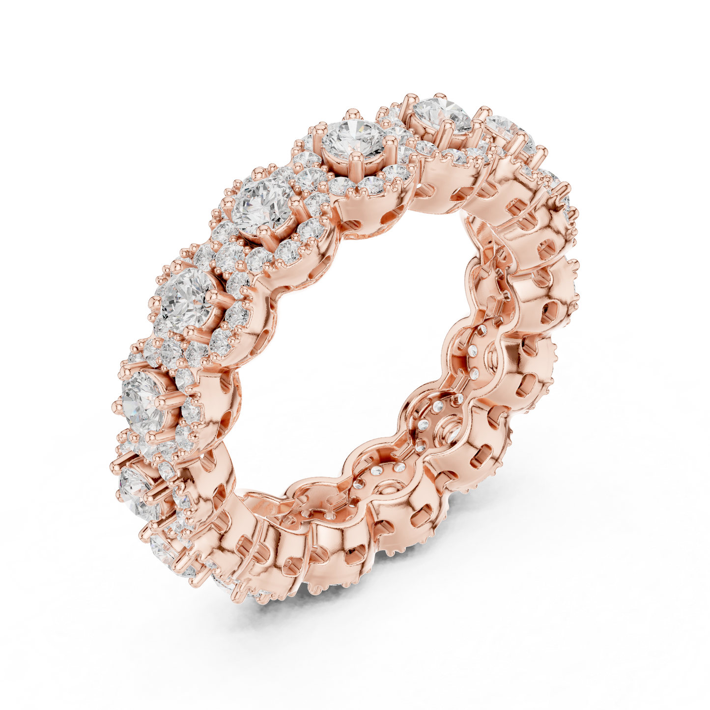 Mixed Shape Lab Grown Diamond Eternity Ring